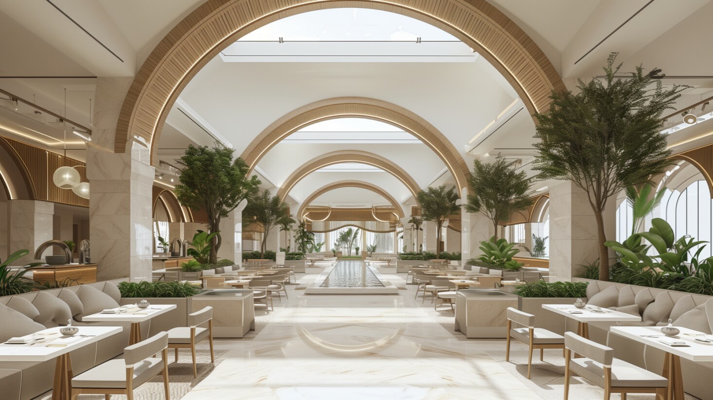 Diamond Bay wellness lifestyle atrium